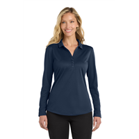 Port Authority® Women's Silk Touch™ Performance Long Sleeve Polo