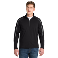 Sport-Tek® Sport-Wick® Stretch 1/2-Zip Colorblock Pullover