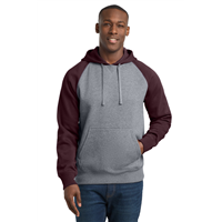 Sport-Tek® Raglan Colorblock Pullover Hooded Sweatshirt