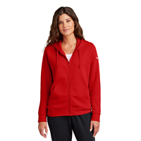 Nike Women's Club Fleece Sleeve Swoosh Full-Zip Hoodie