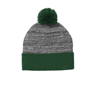Sport-Tek ® Heather Pom Pom Beanie