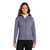 Port Authority® Women's Digi Stripe Fleece Jacket