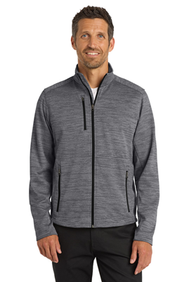 Port Authority® Digi Stripe Fleece Jacket