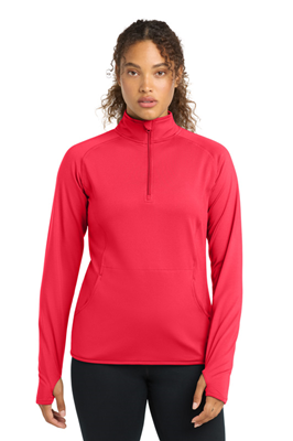 Sport-Tek® Women's Sport-Wick® Stretch 1/4-Zip Pullover