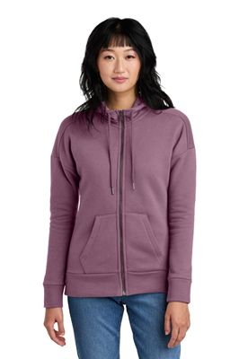 District® Women’s Perfect Weight® Fleece Drop Shoulder Full-Zip Hoodie